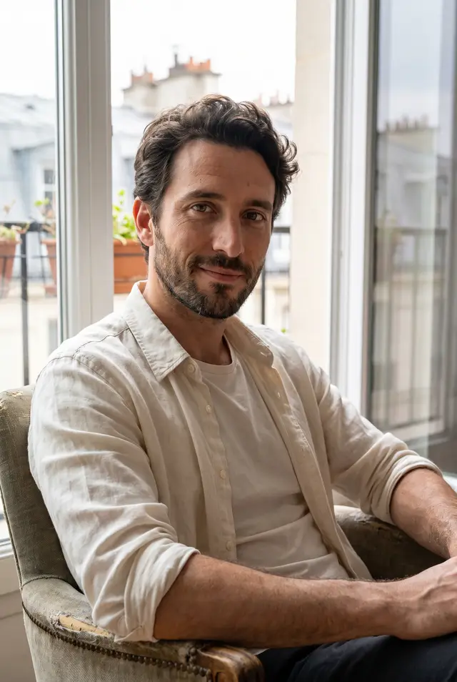 Theo Laurent, male AI creator for a private body rating